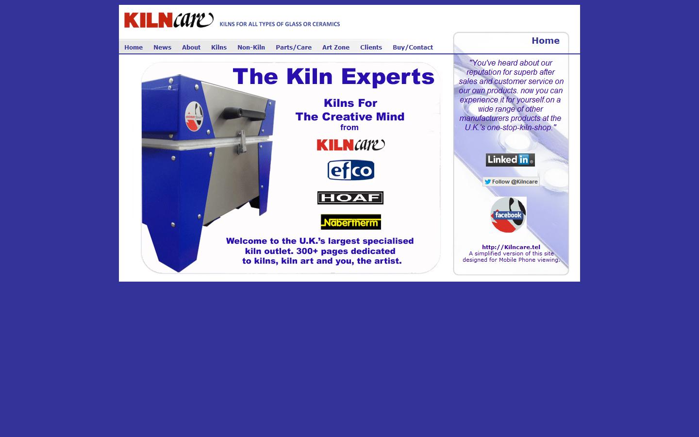 Kilncare Ltd Website