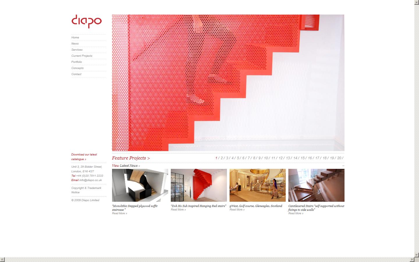 Diapo Stairs Website