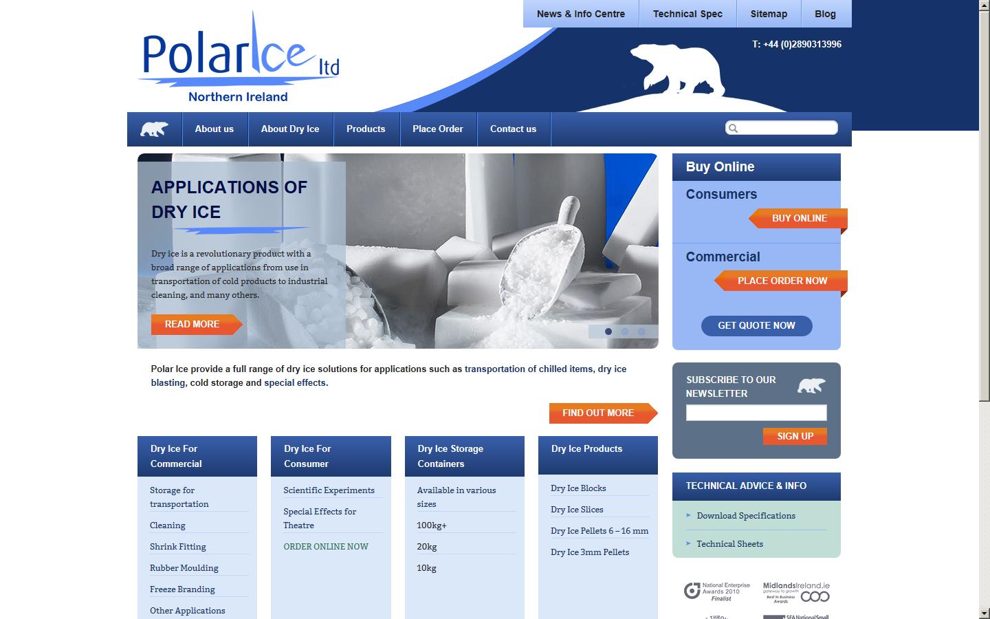 Polar Ice Website