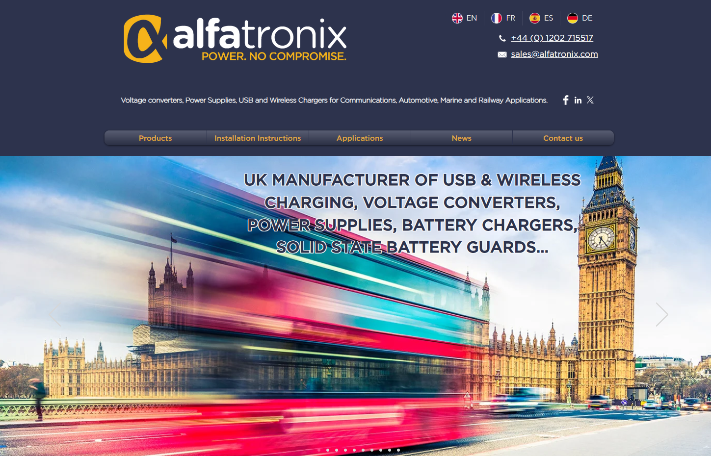 Alfatronix Ltd Website