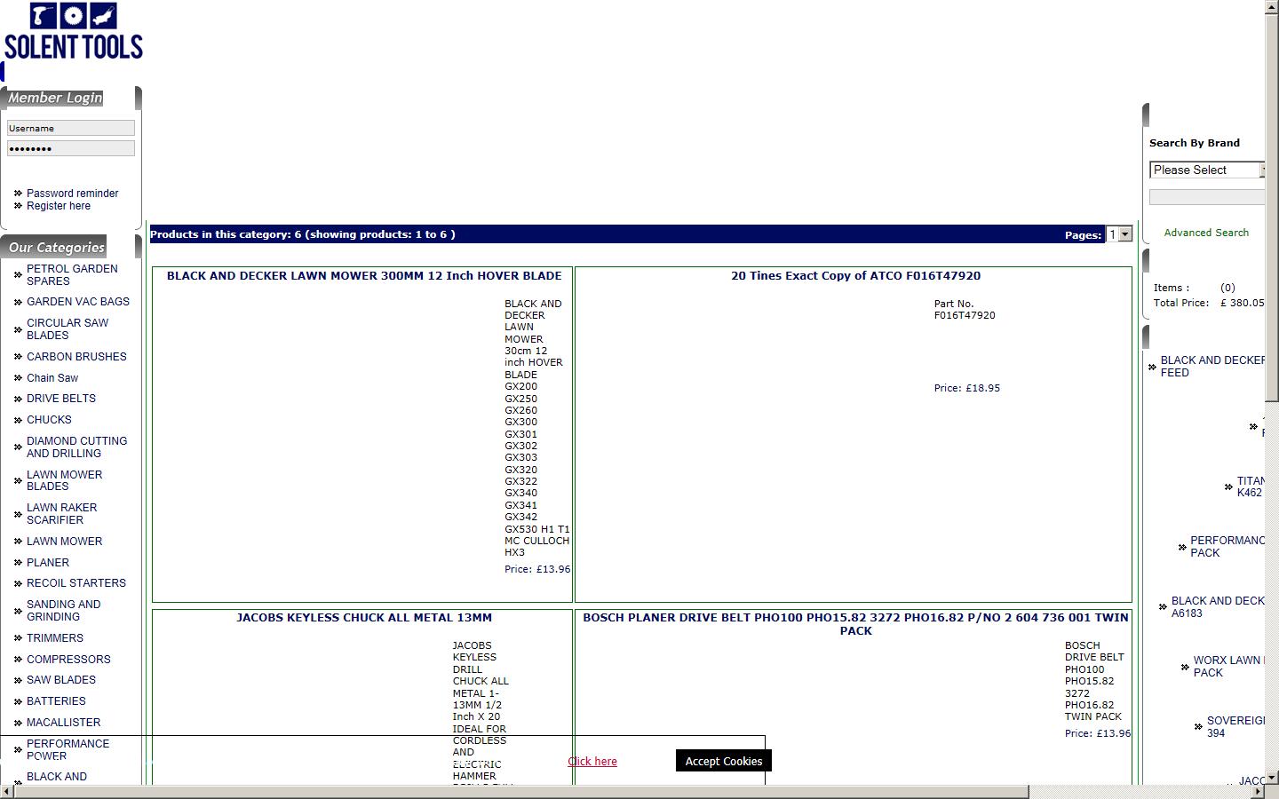 Solent Tools Website