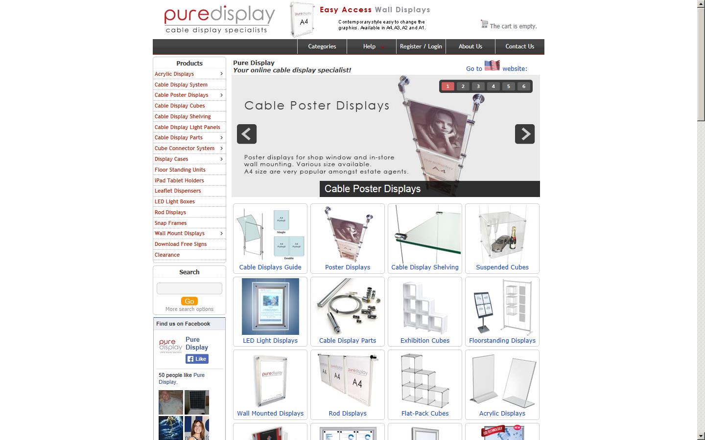 Pure Display Ltd (iDisplayit) Website