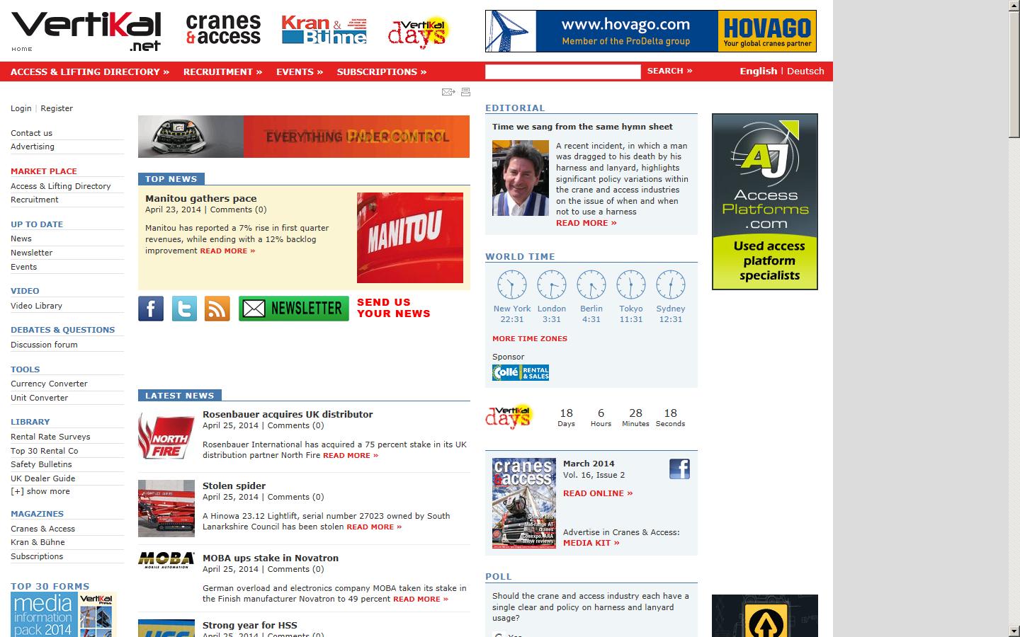 Vertikal Press Ltd Website