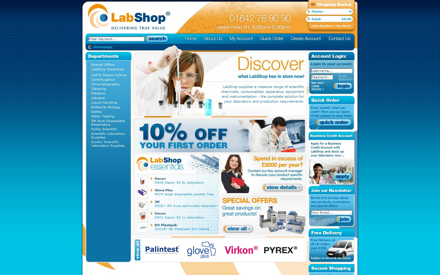 Contract Laboratory Services Ltd Website