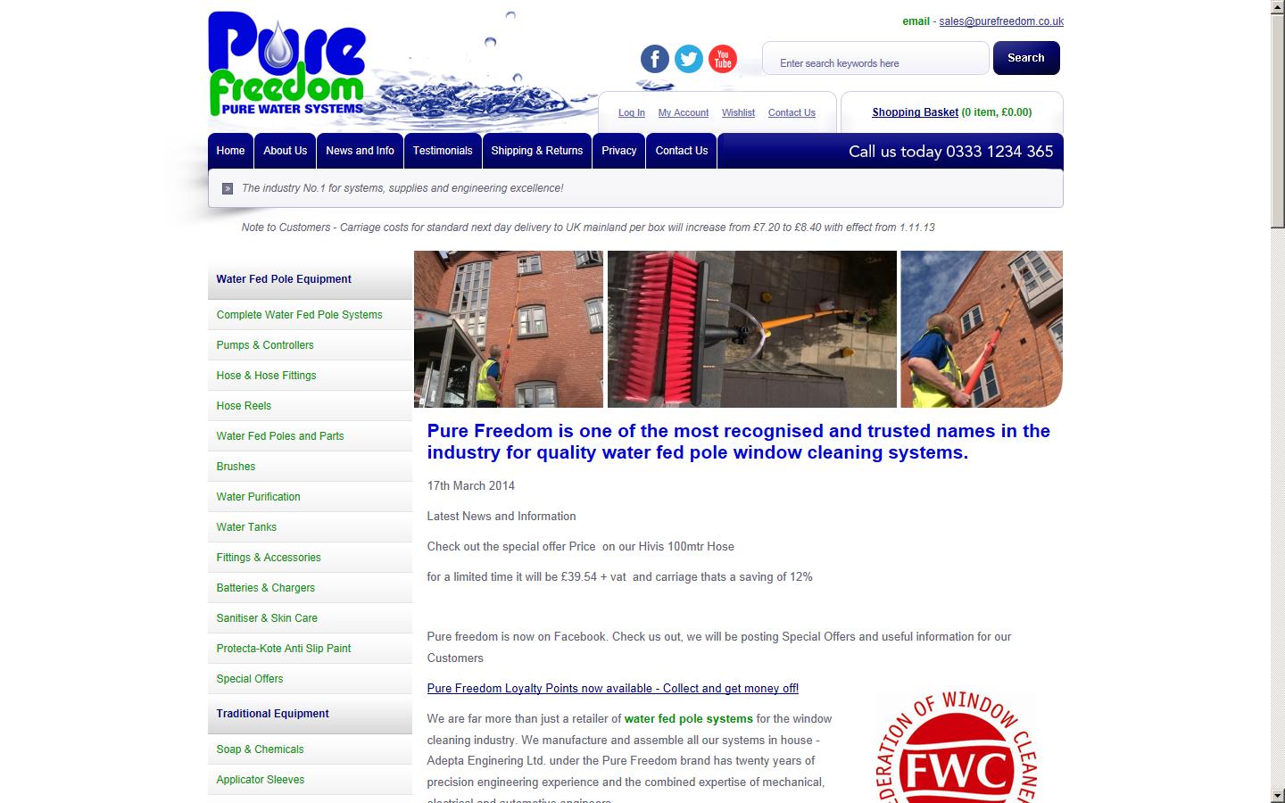 Adepta Engineering Ltd Website