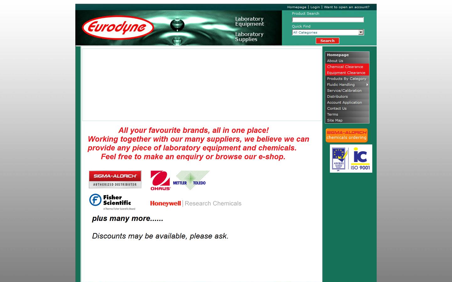Eurodyne Ltd Website