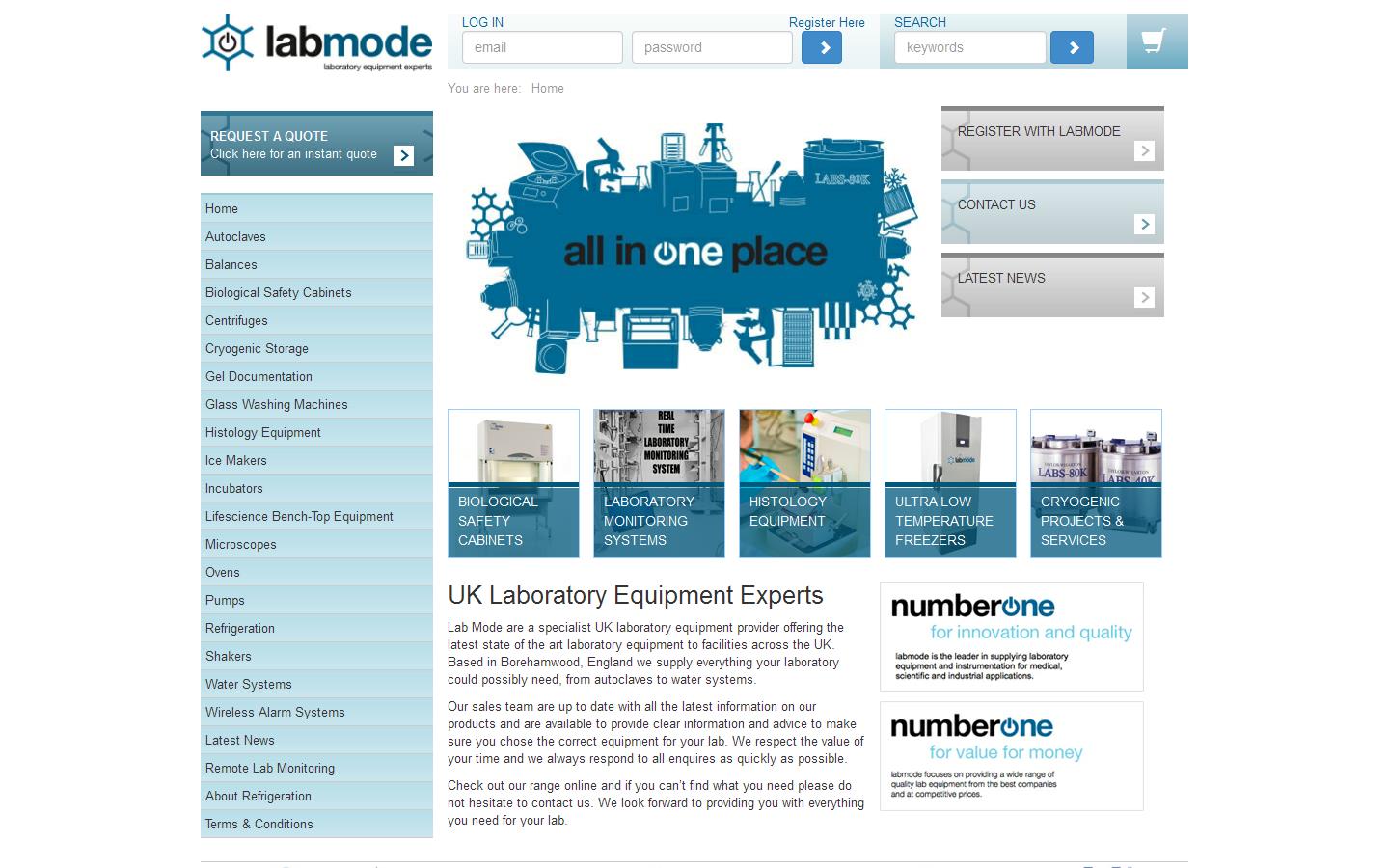 Lab Mode Ltd Website