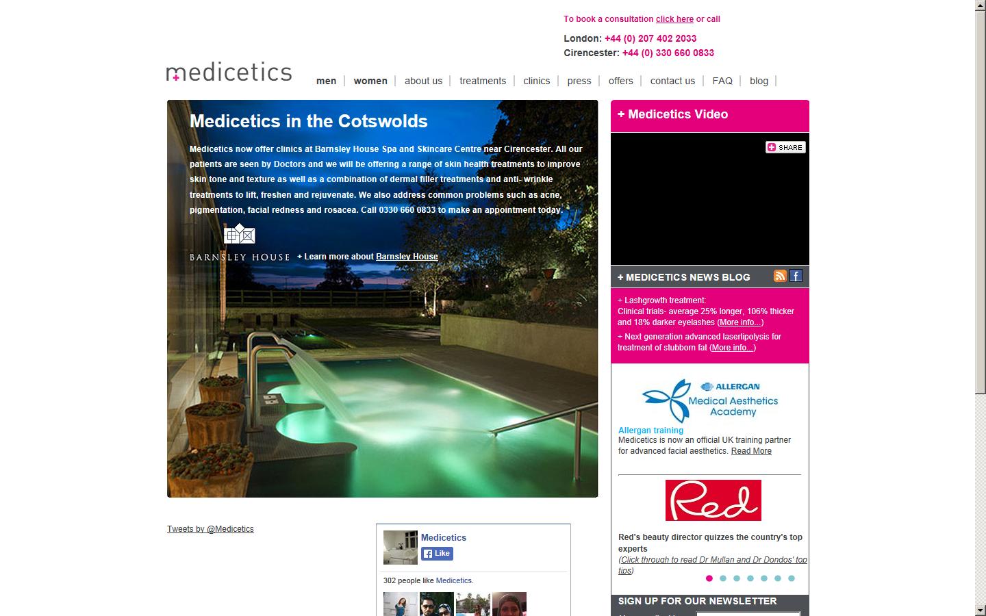 Medicetics Website