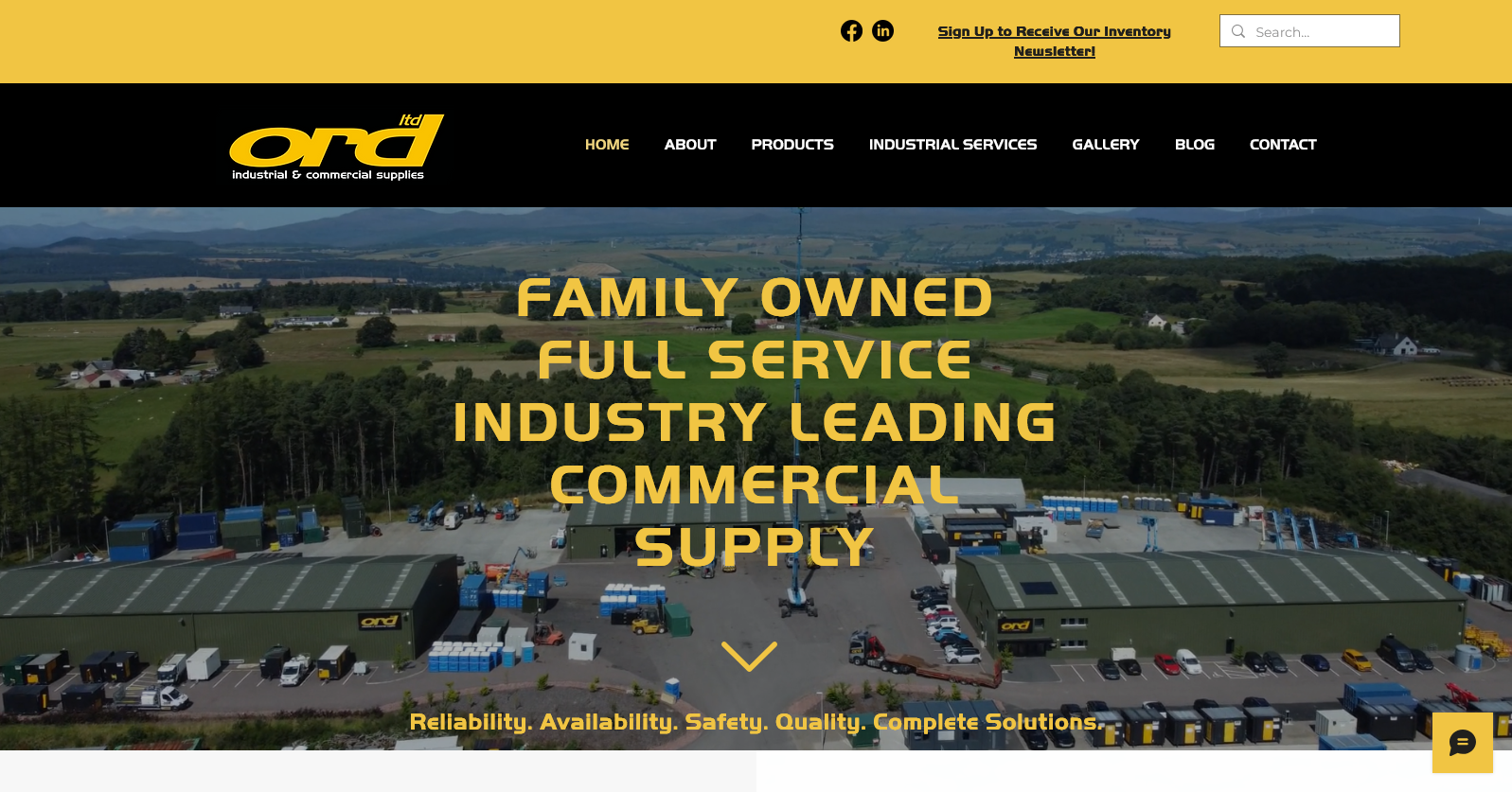 Ord Industrial & Commercial Supplies Ltd Website