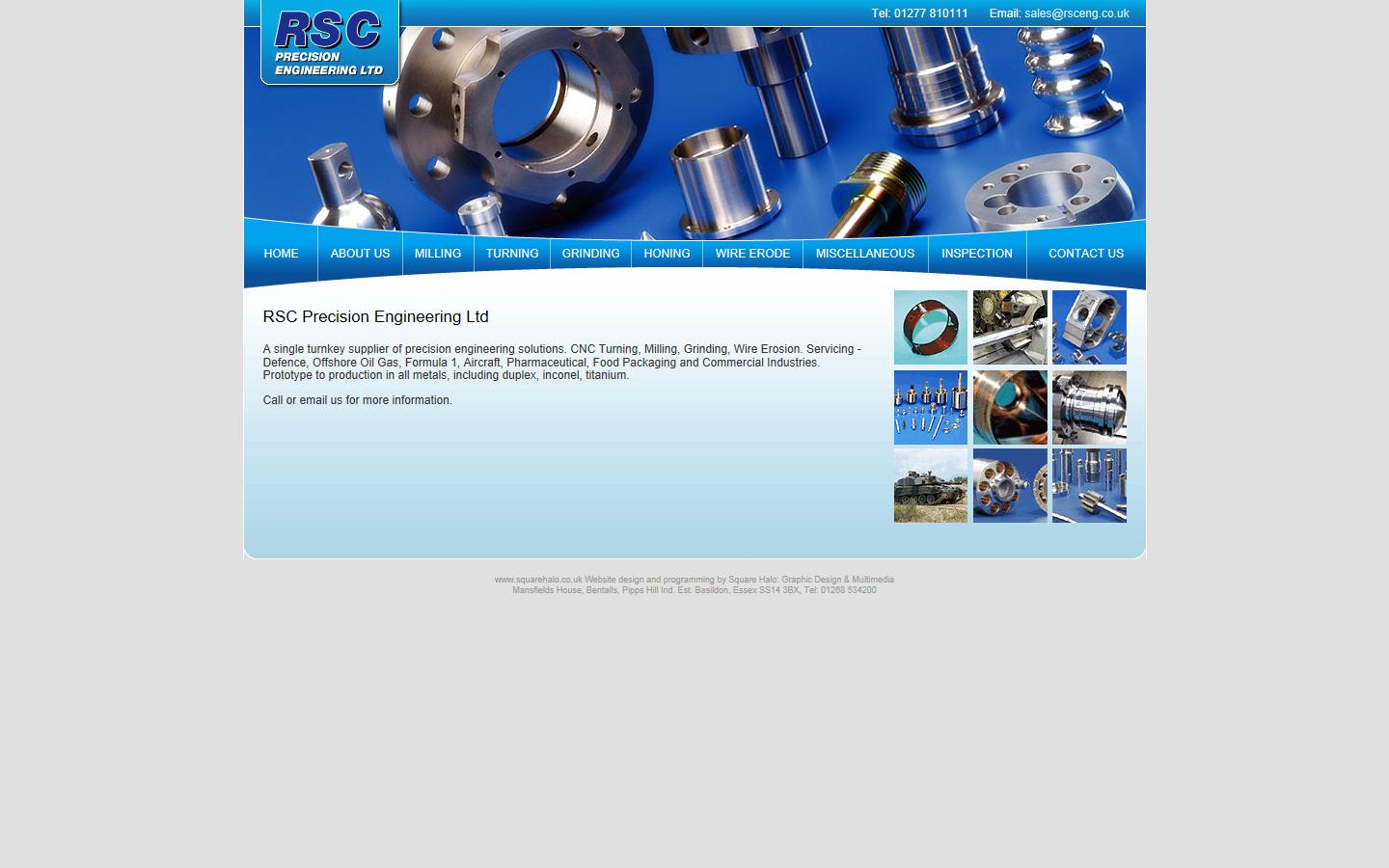 RSC Precision Engineering Ltd Website
