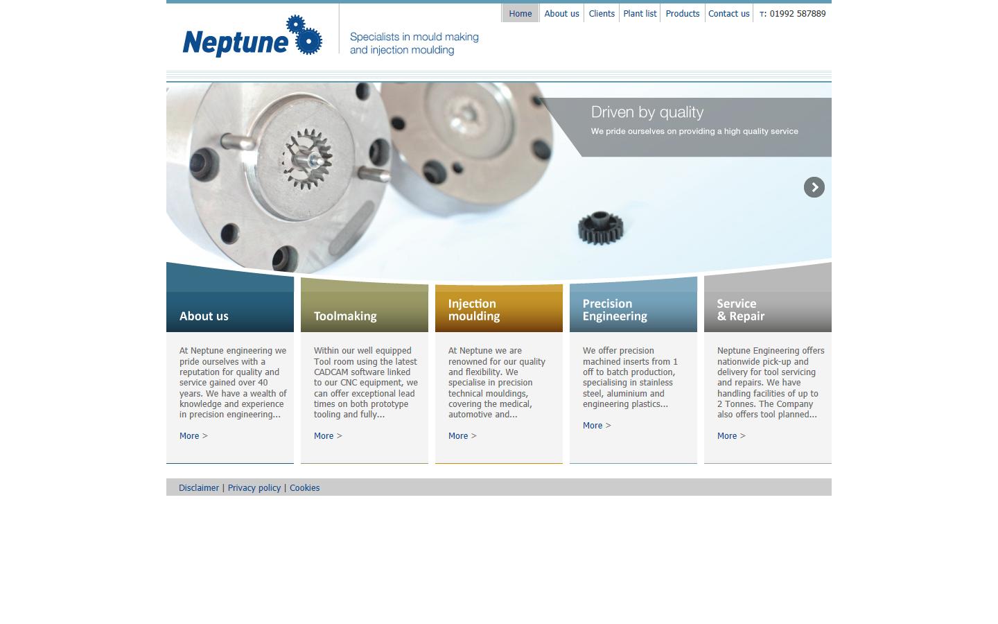 Neptune Engineering Co. Ltd Website