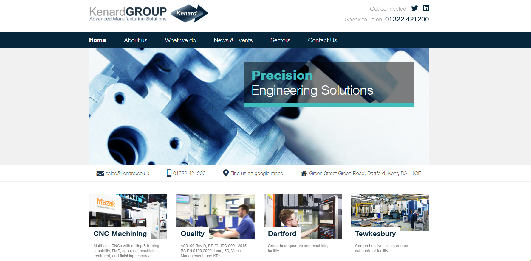 Kenard Engineering (Tewkesbury) Ltd Website