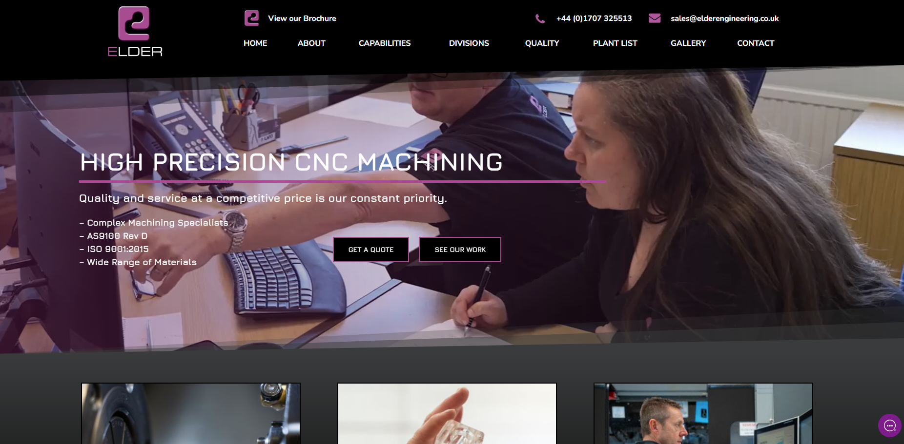 Elder Engineering (Herts) Ltd Website