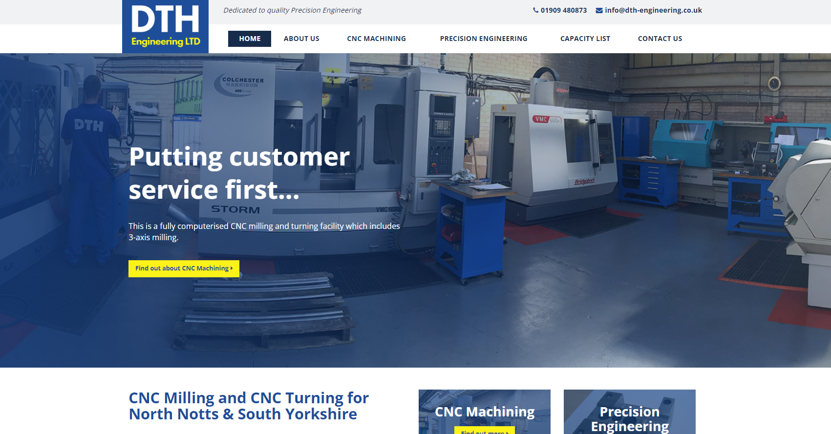 DTH Engineering Ltd Website