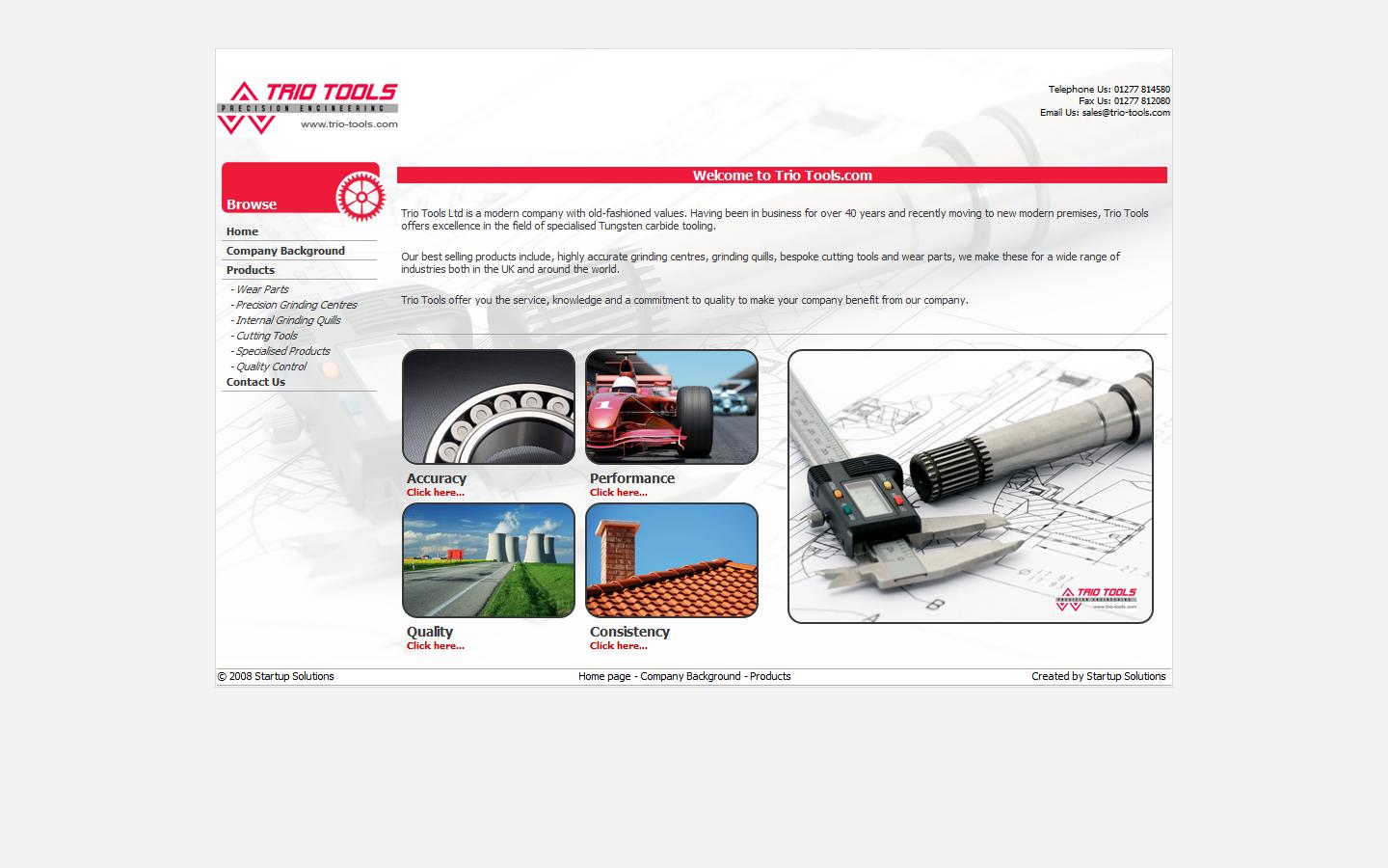 TRIO TOOLS LTD Website