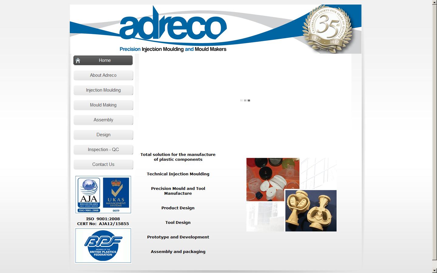 Adreco Ltd Website
