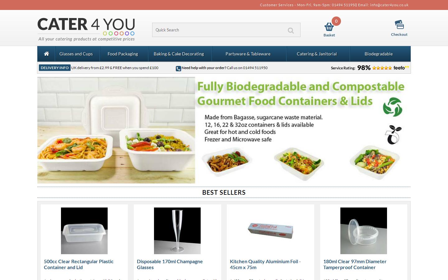 Cater For You Ltd Website