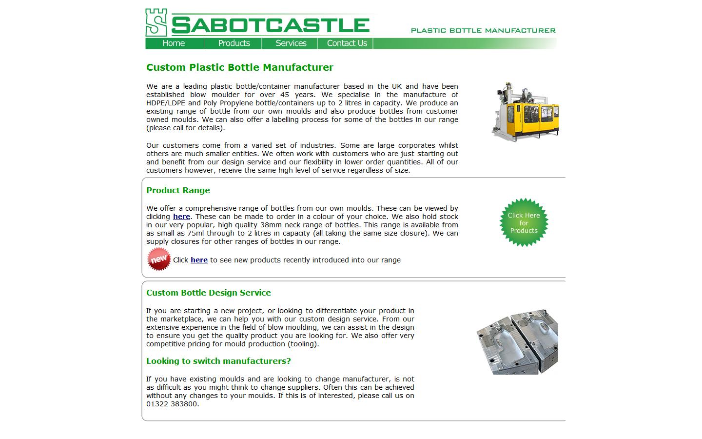 Sabotcastle Ltd Website