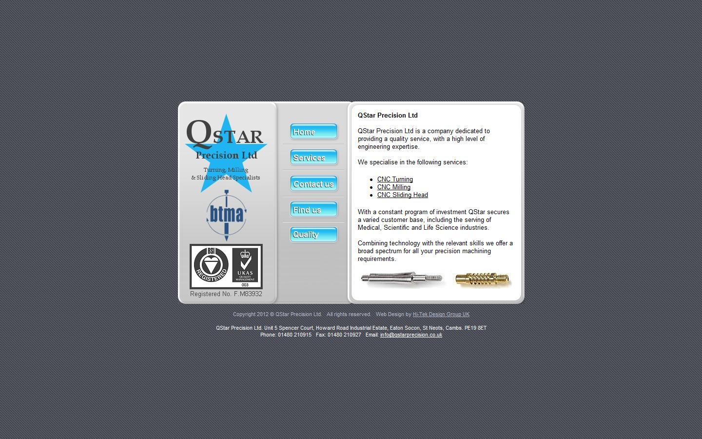 Q Star Precision Ltd Website