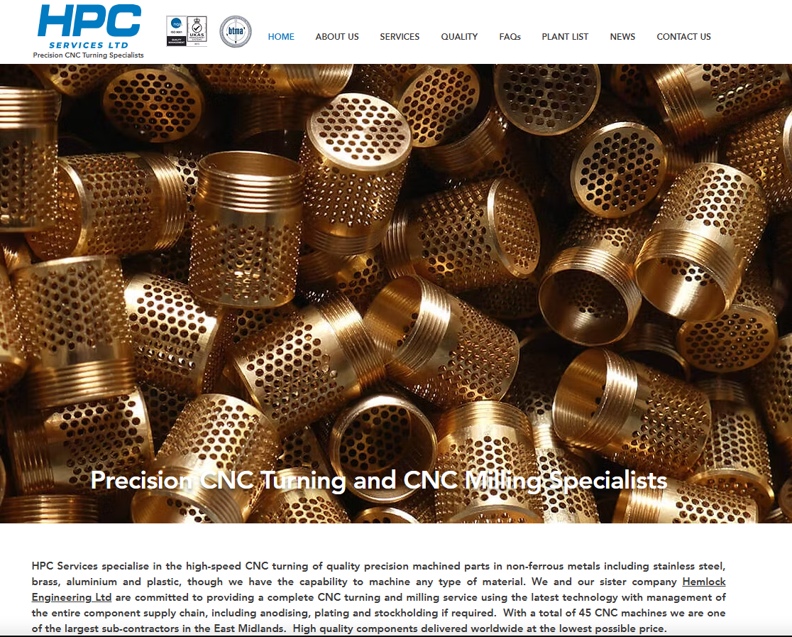 HPC (Services) Ltd Website