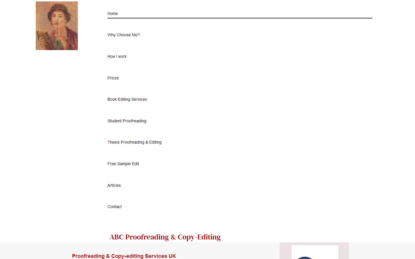 ABC Proofreading & Copy-Editing Website