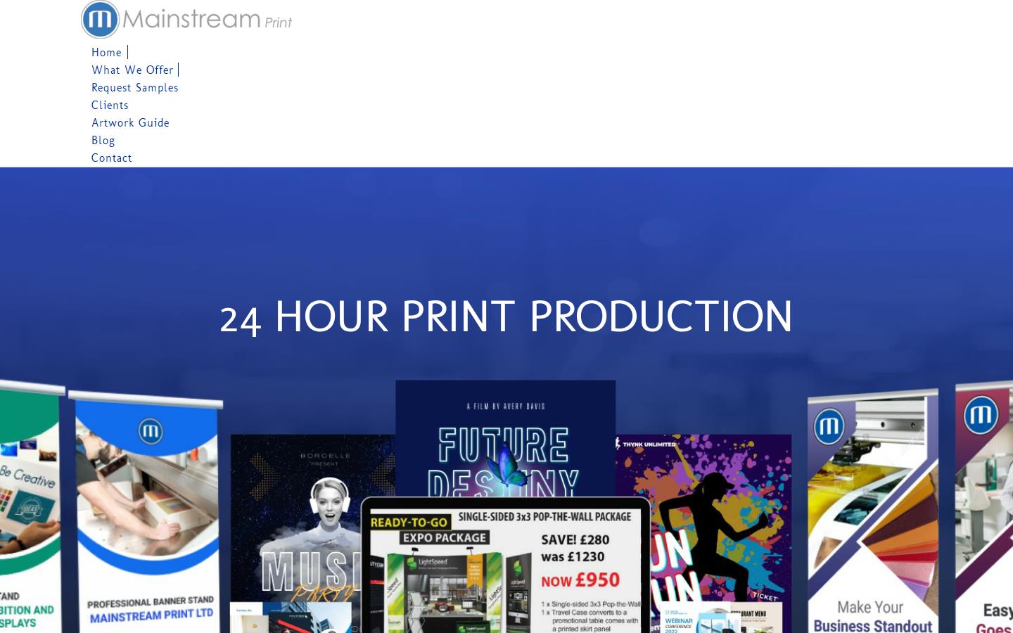 Mainstream Print Website