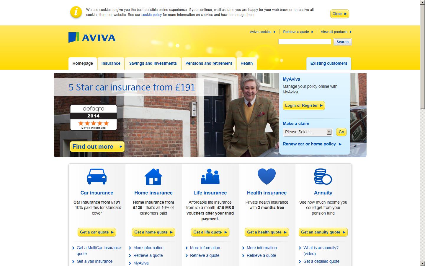 Aviva Risk Management Solutions Website