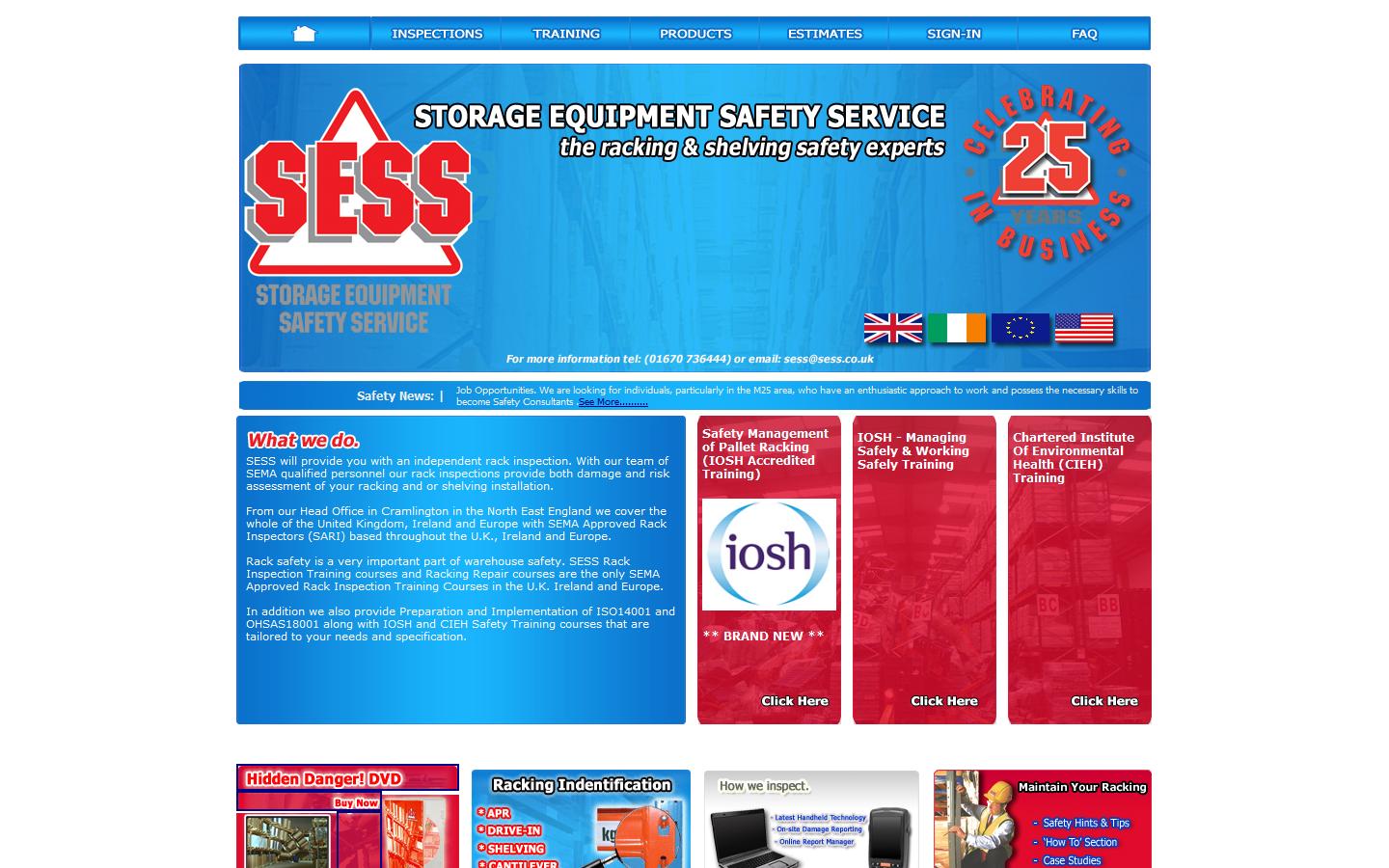Storage Equipment Safety Service Website