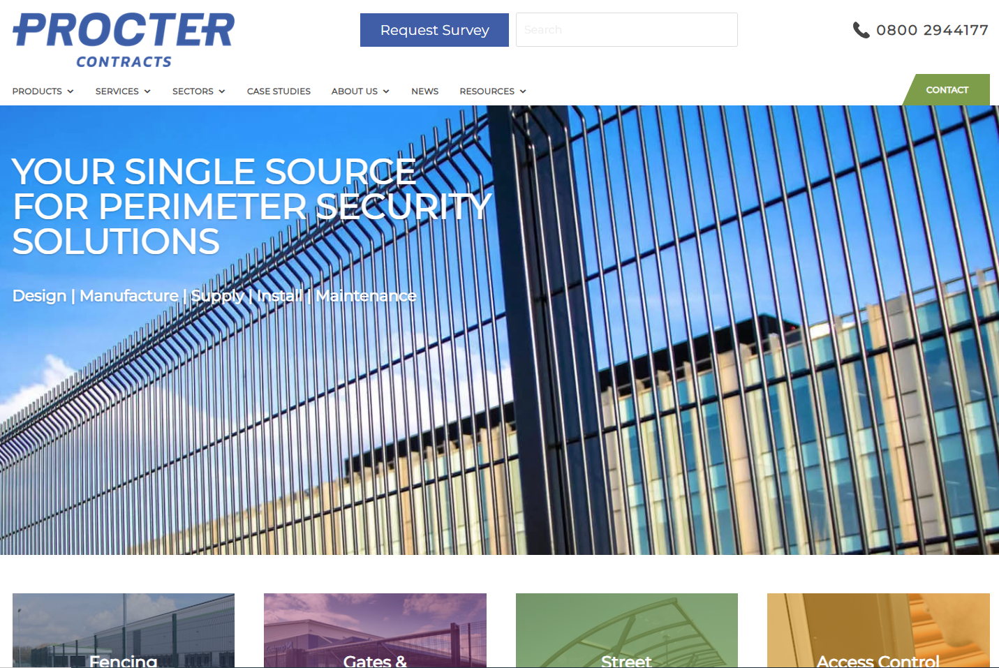 Procter Contracts Website