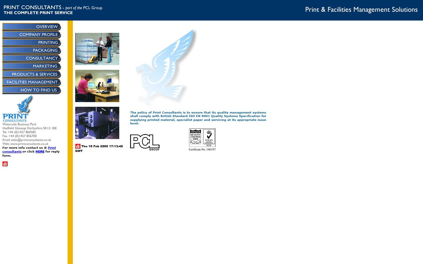 Print Consultants Website