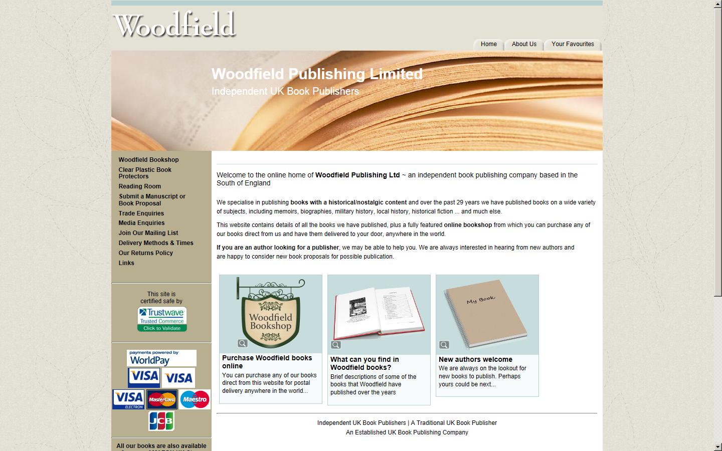 Woodfield Publishing Ltd Website