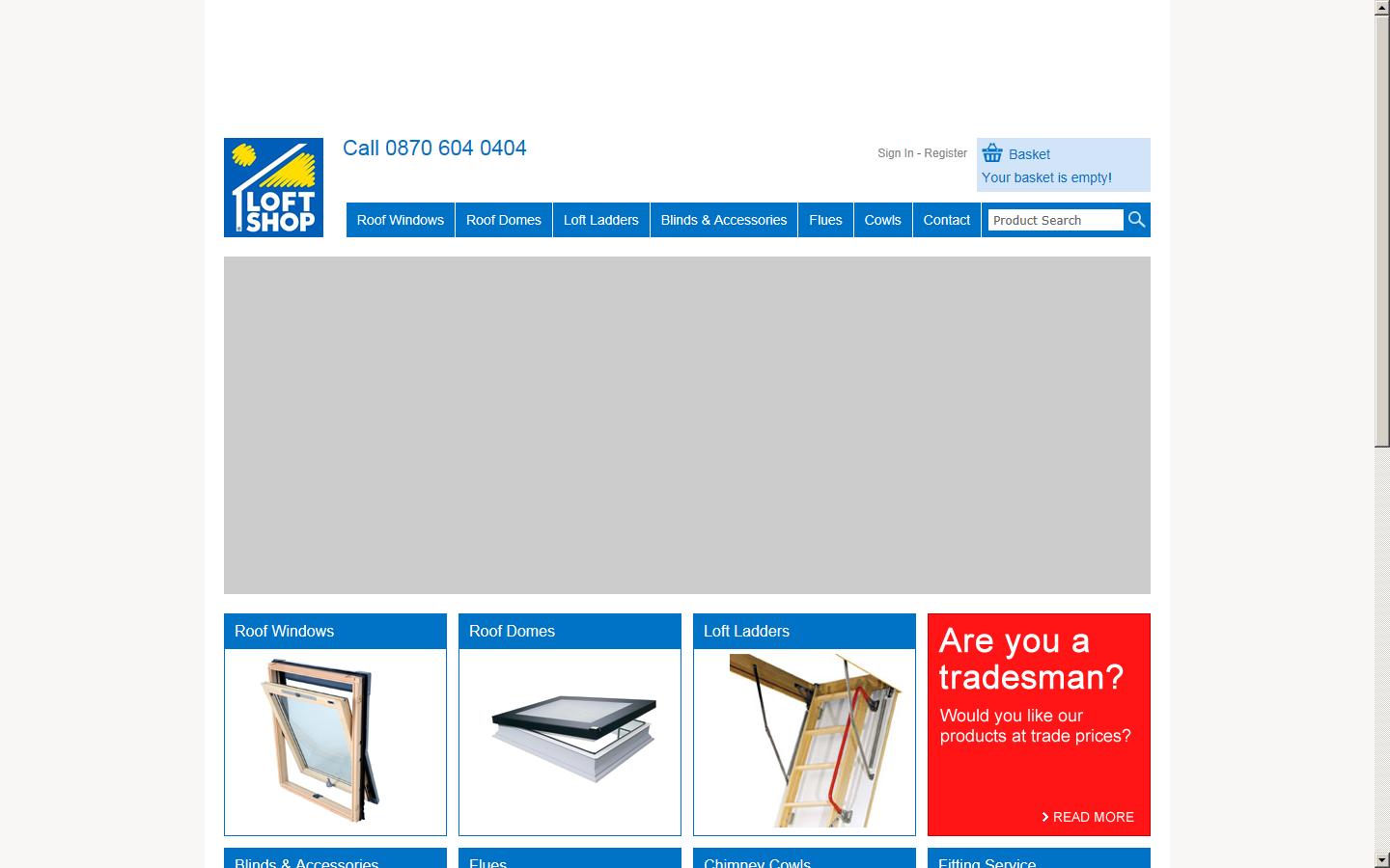 The Loft Shop Ltd Website