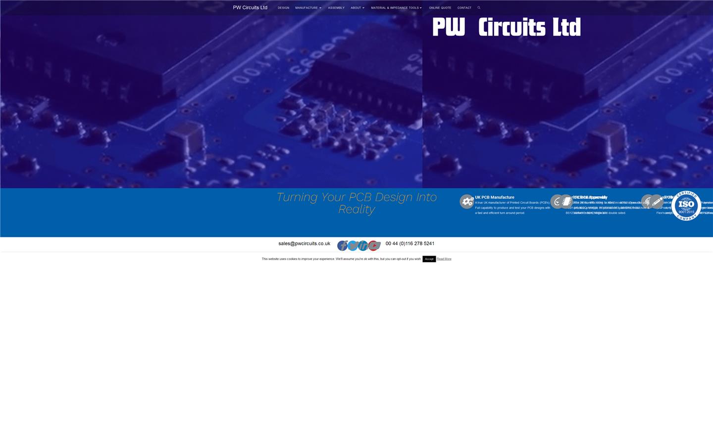 P W Circuits Ltd Website