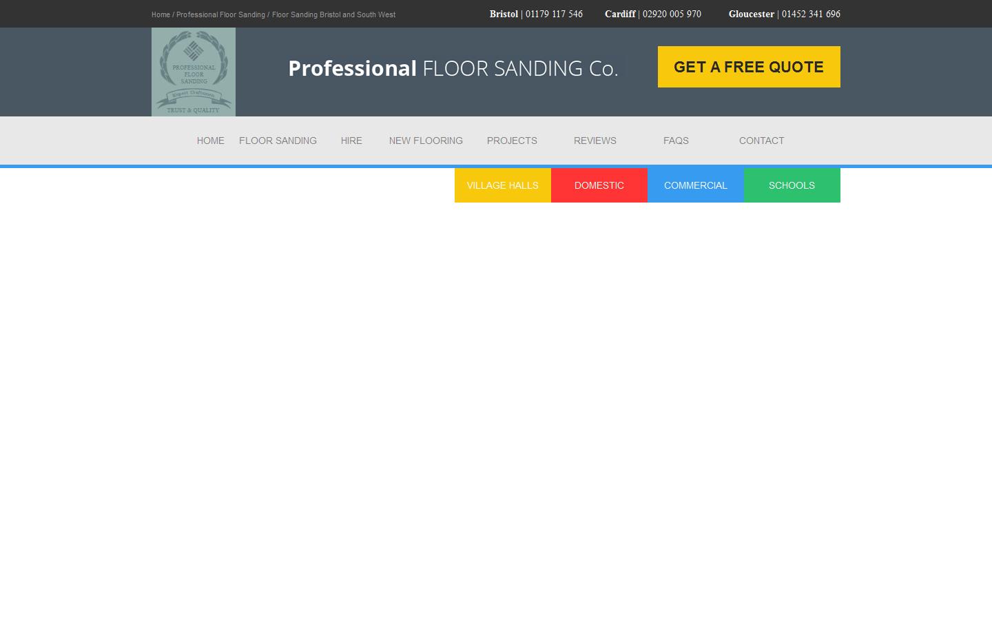 Professional Floor Sanding Ltd Website