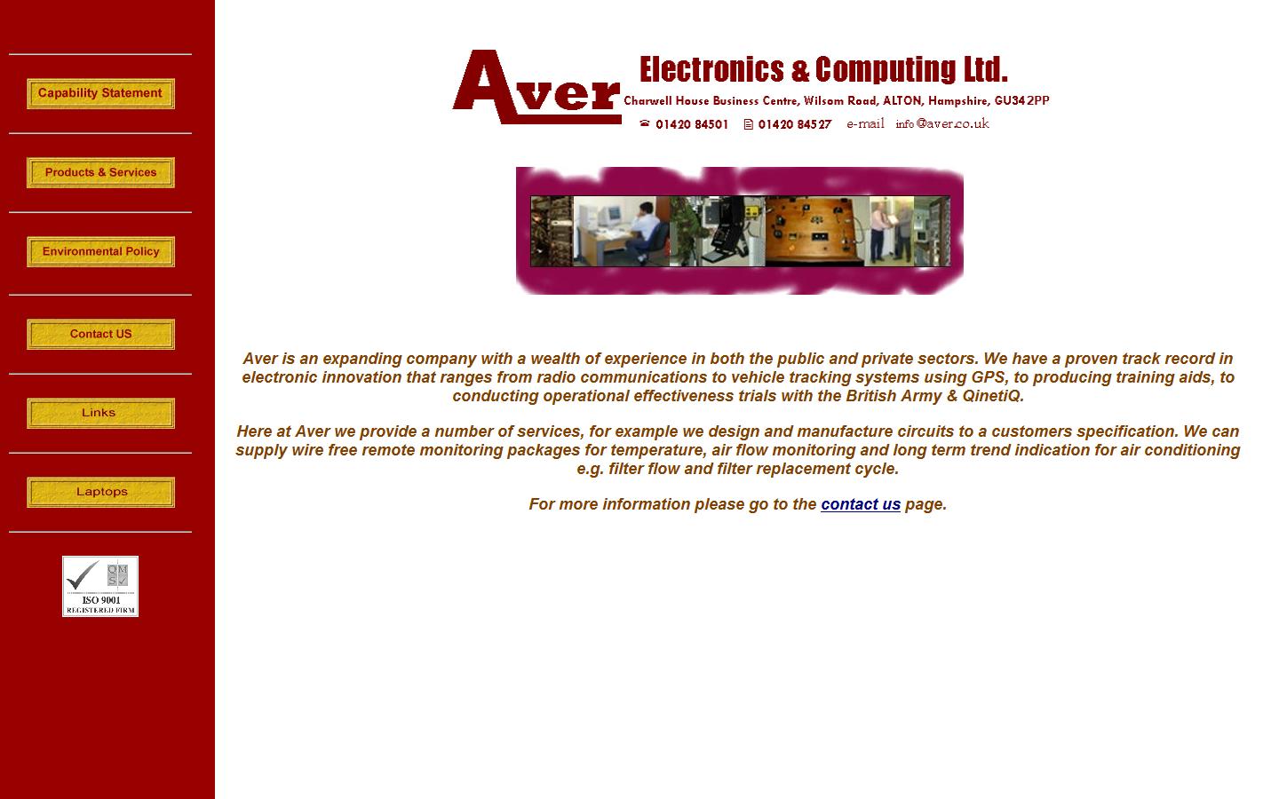 Aver Electronics & Computing Ltd Website