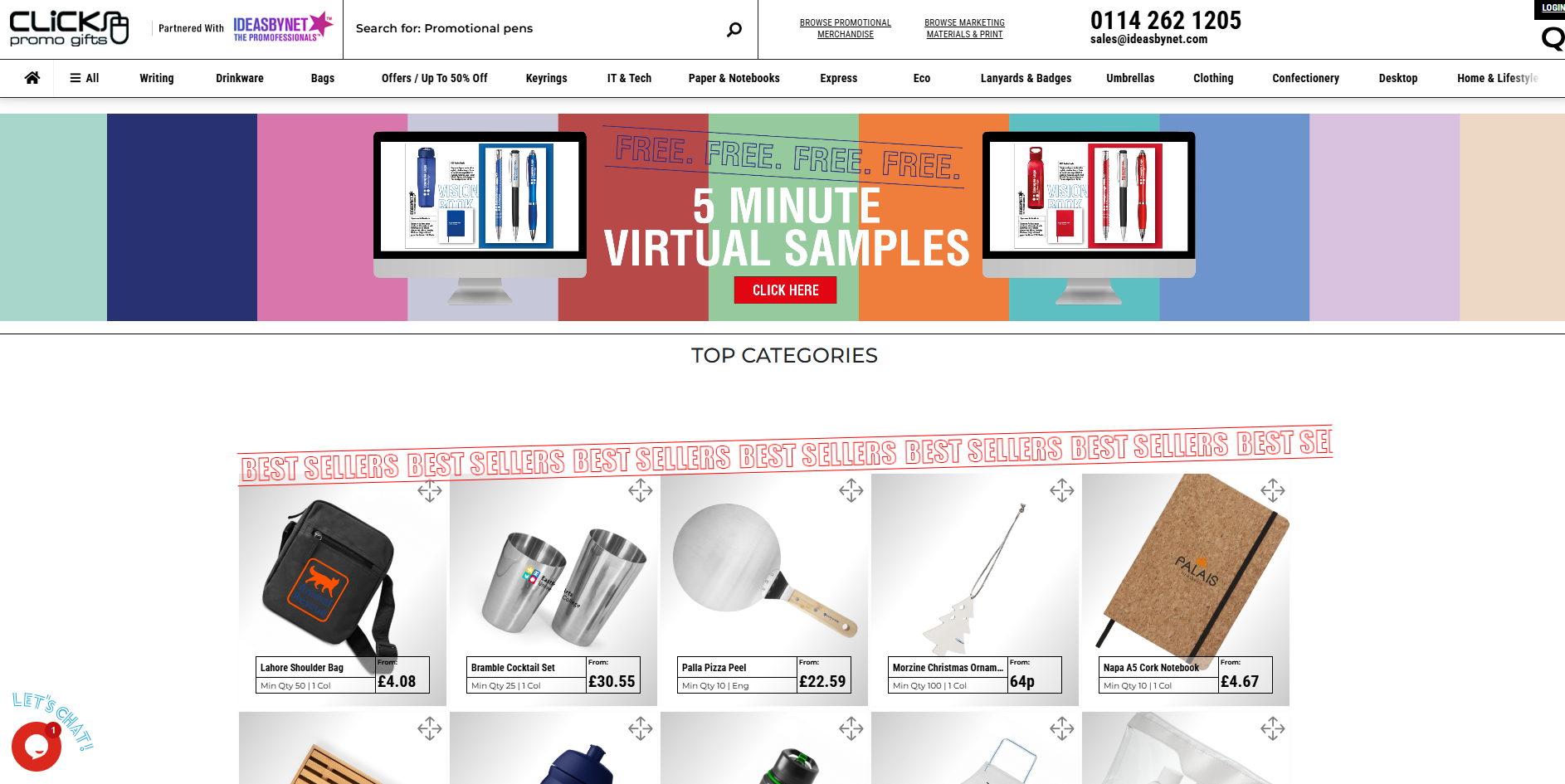 ClickPromoGifts Website