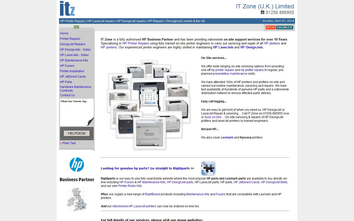 IT Zone (UK) ltd Website