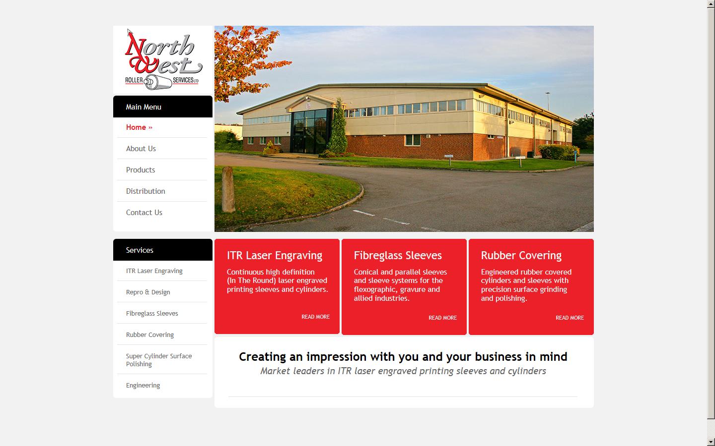North West Roller Services Ltd Website