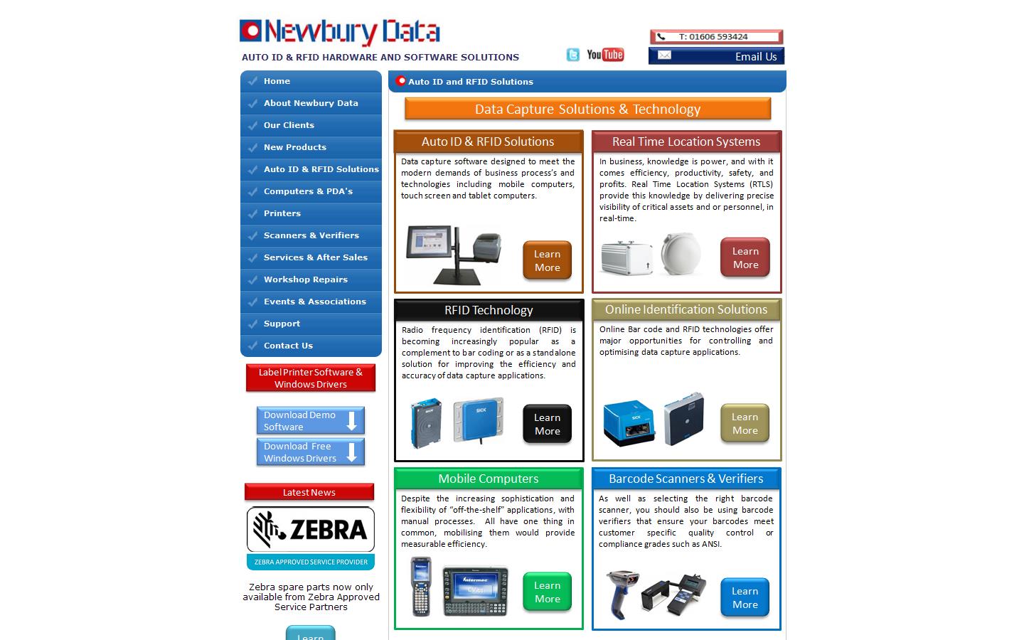 Newbury Data Recording Ltd Website