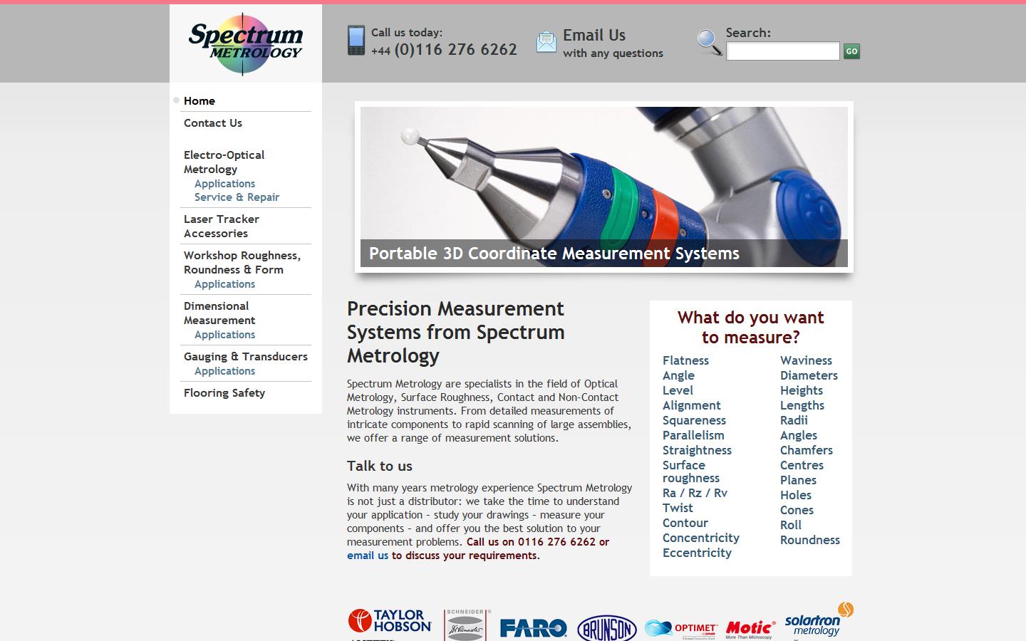 Spectrum Metrology Website
