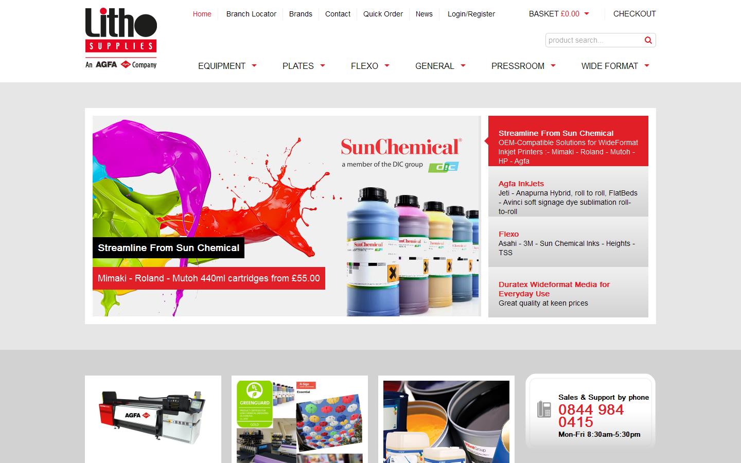 Litho Supplies Ltd Website