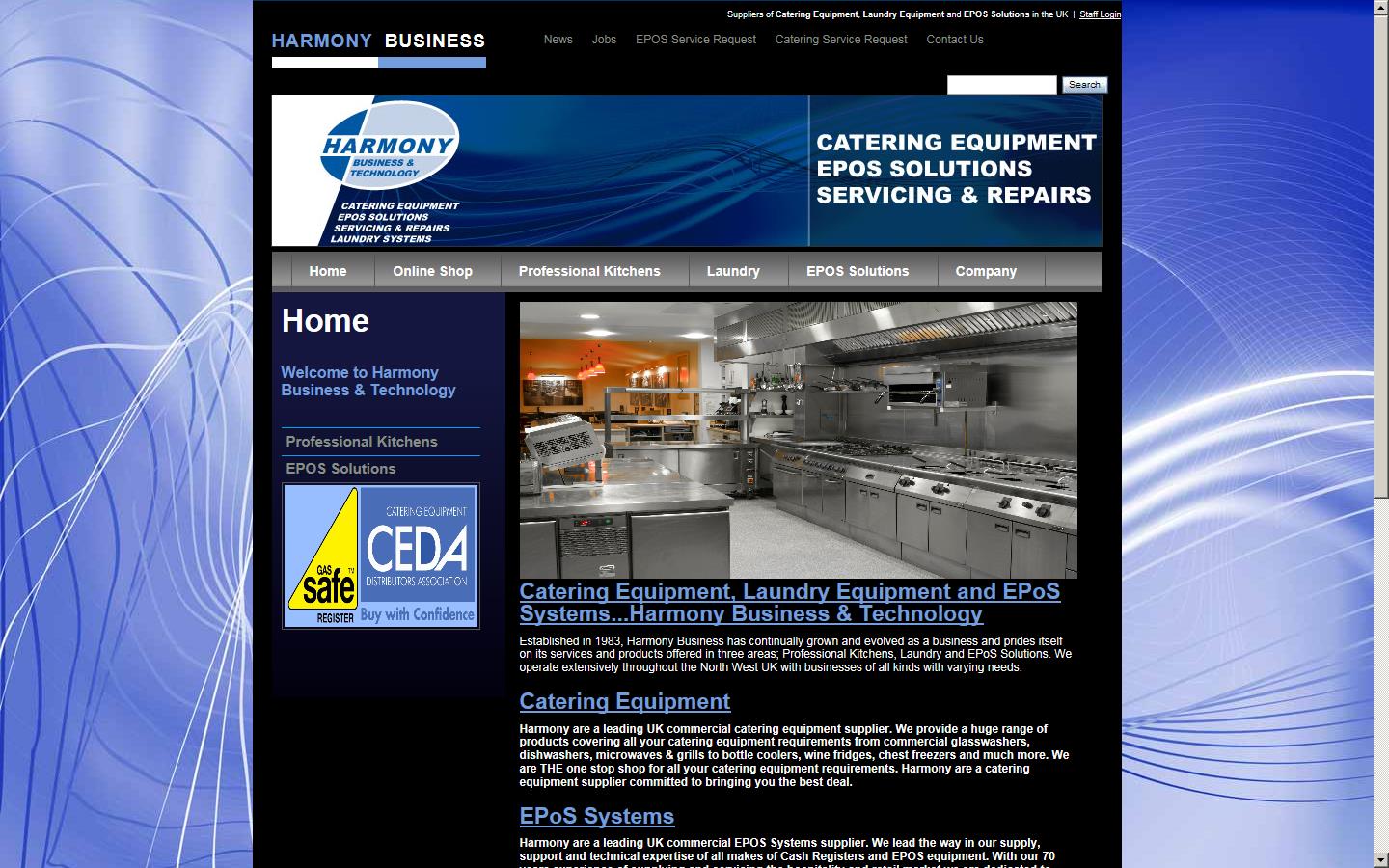 Harmony Business & Technology Website