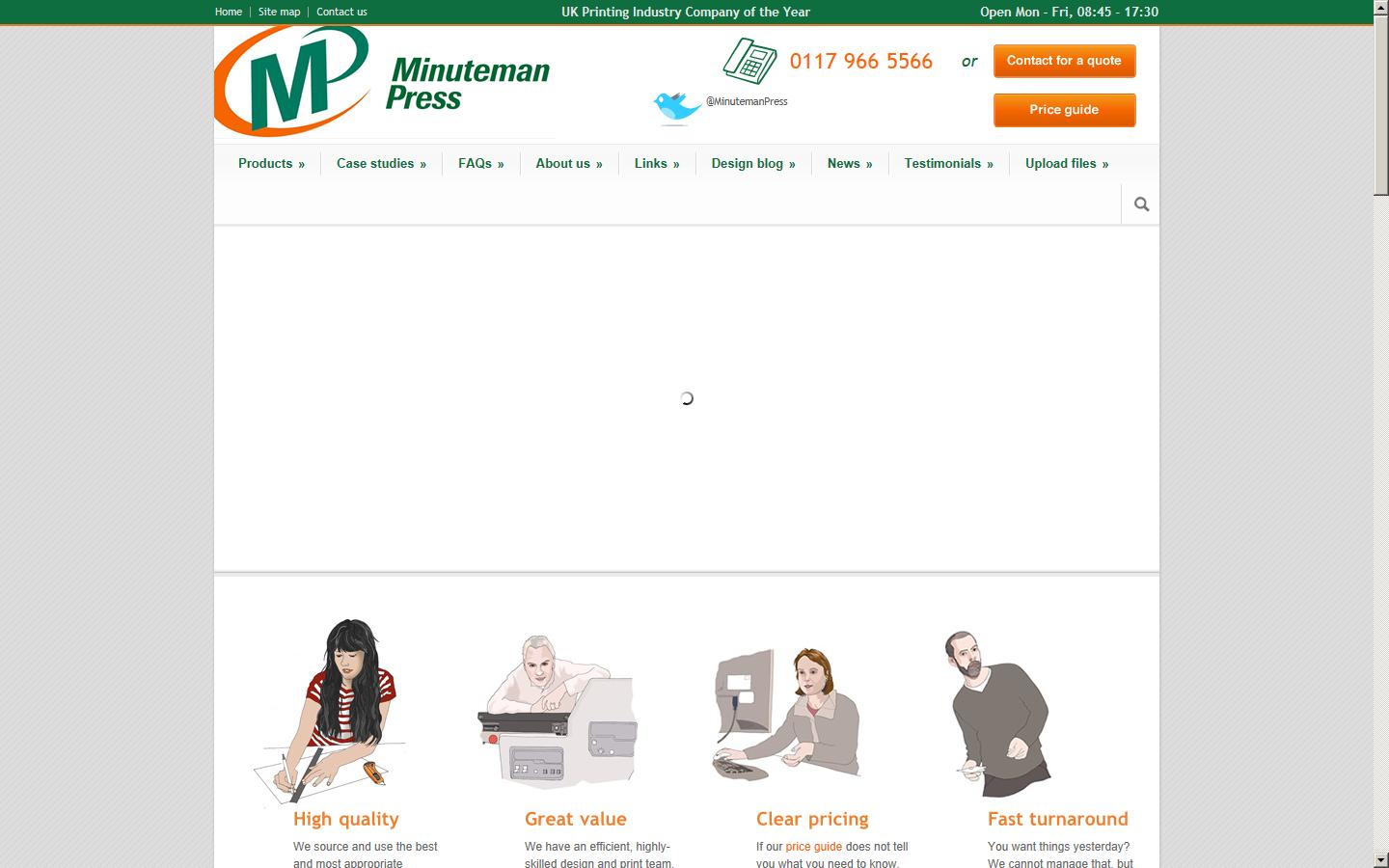 Minuteman Press Website