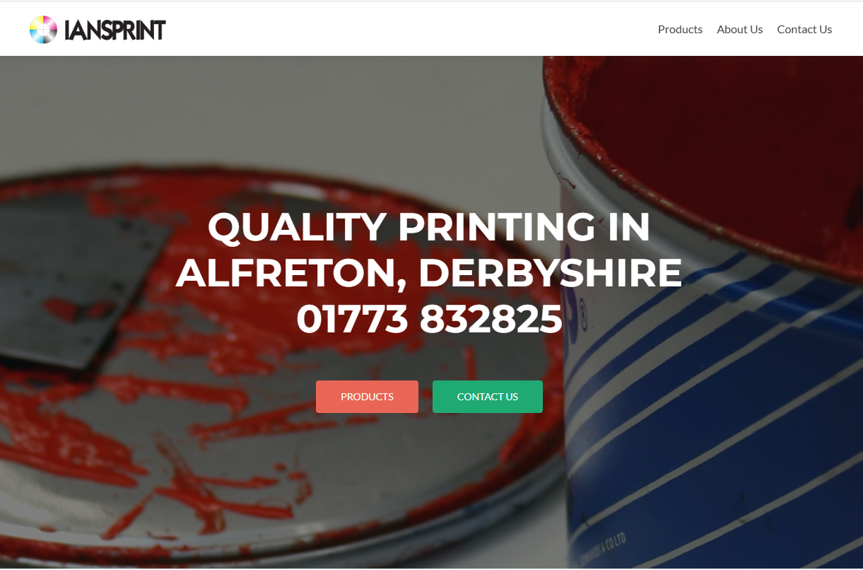 Iansprint Limited Website
