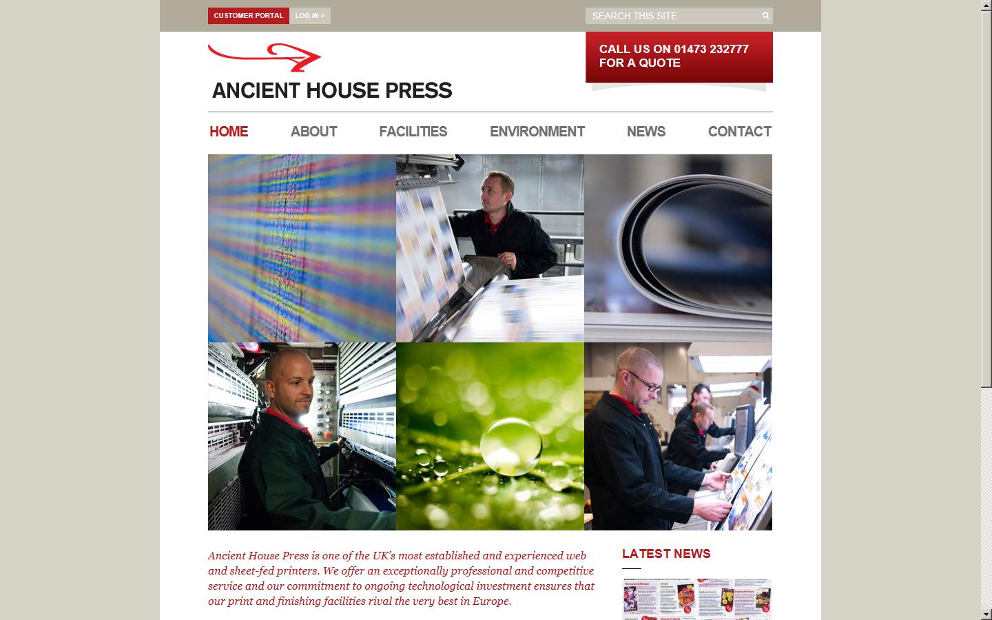 Ancient House Printing Group Website