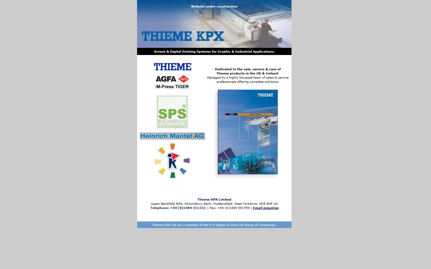 Thieme KPX Ltd Website