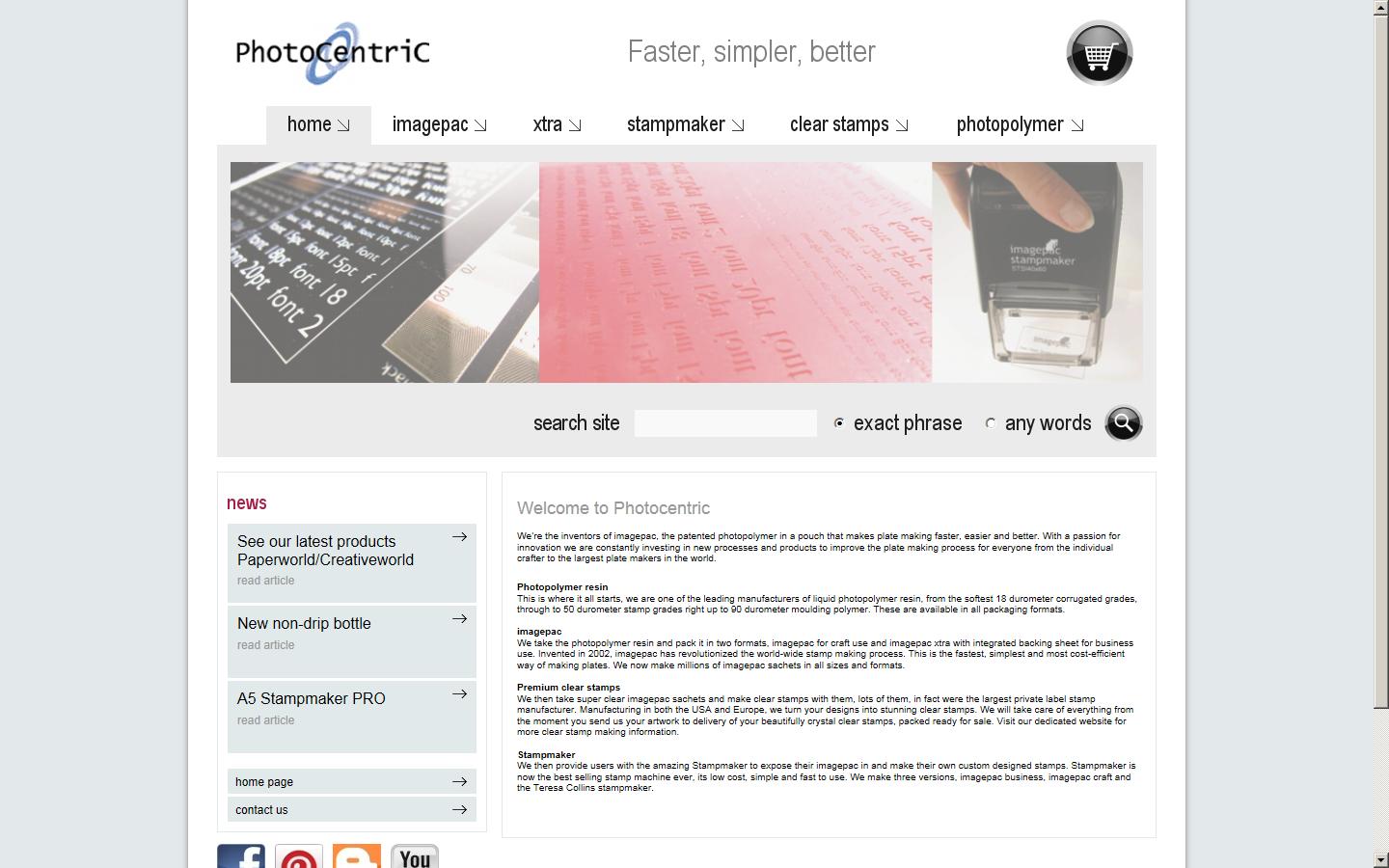 Photocentric Website