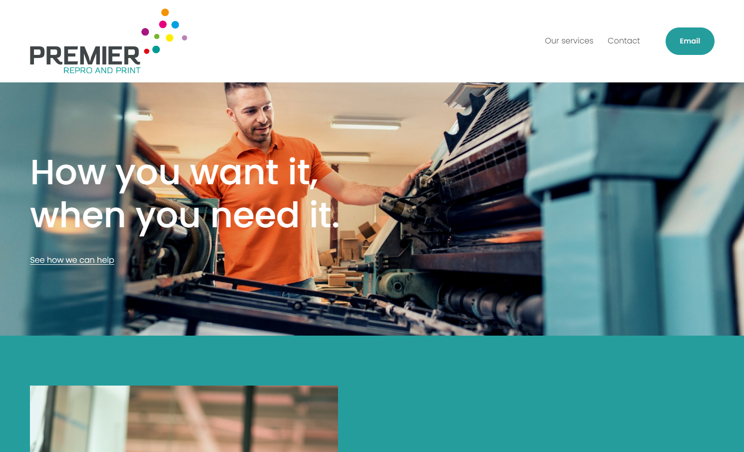 Premier Repro & Print Website