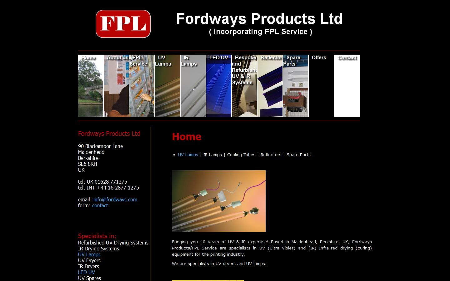 FPL UV-IR Service Ltd Website