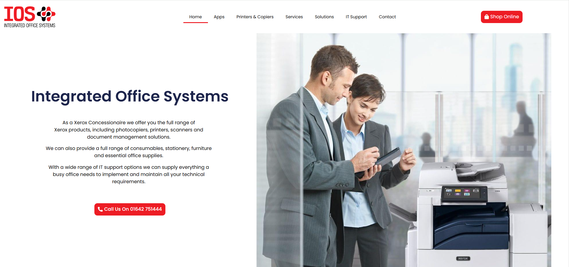 Integrated Office Systems Website